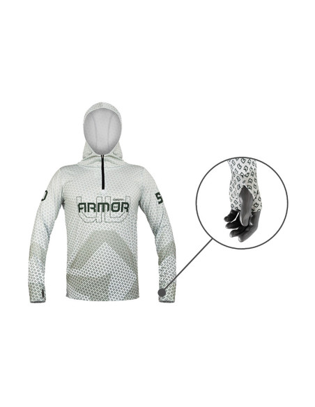 Hanorac Cu Gluga Delphin UV Armor 50+ Olive Hanorac Cu Gluga Delphin UV Armor 50+ Olive