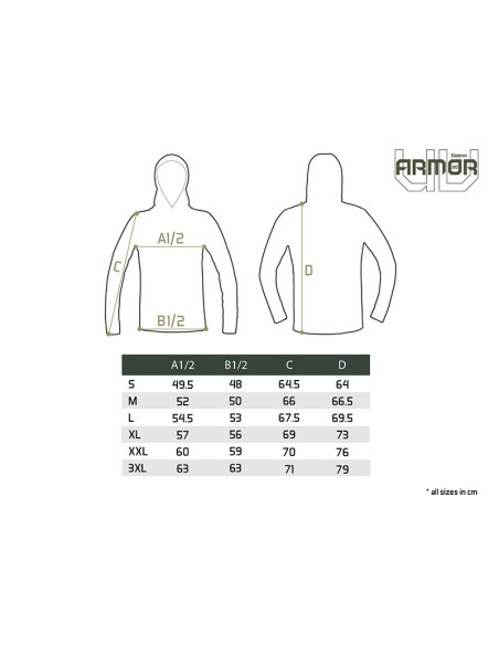 Hanorac Cu Gluga Delphin UV Armor 50+ Olive Hanorac Cu Gluga Delphin UV Armor 50+ Olive