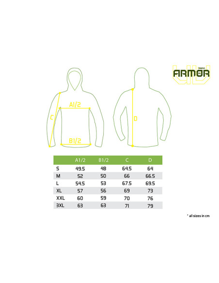 Hanorac Cu Gluga Delphin UV Armor 50+, Neon Hanorac Cu Gluga Delphin UV Armor 50+, Neon