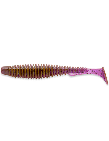 Shad FishUp U-Shad, Lox Green & Black, 9cm, 8buc/plic Shad FishUp U-Shad, Lox Green & Black, 9cm, 8buc/plic