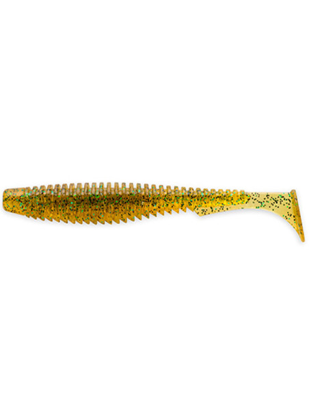 Shad FishUp U-Shad, Caramel Green & Black, 9cm, 8buc/plic Shad FishUp U-Shad, Caramel Green & Black, 9cm, 8buc/plic