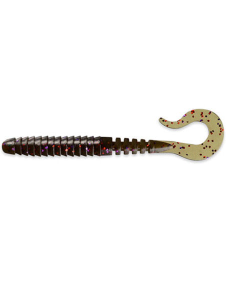 Grub FishUp Vipo, Green Pumpkin Brown Red & Purple, 5.2cm, 10buc/plic