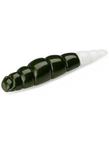 Grub FishUp Trout Series Cheese Yochu, Dark Olive White, 4.3cm, 8buc/plic