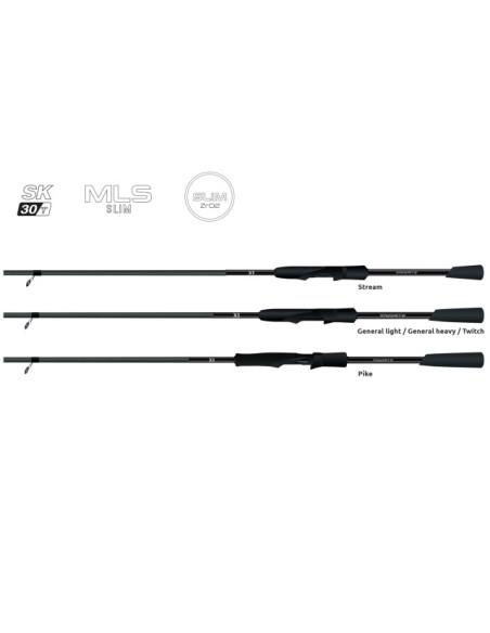 Lanseta Favorite X1 Heavy Ex-Fast, 2.32m, 20-80g, 2buc