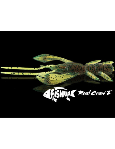 Naluca FishUp Real Craw, 043 Watermelon Brown and Black, 3.8cm, 10buc/plic
