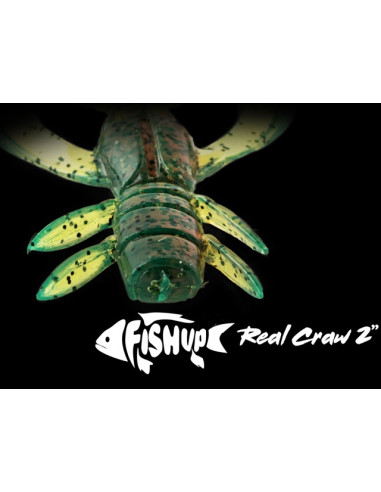 Naluca FishUp Real Craw, 043 Watermelon Brown and Black, 3.8cm, 10buc/plic