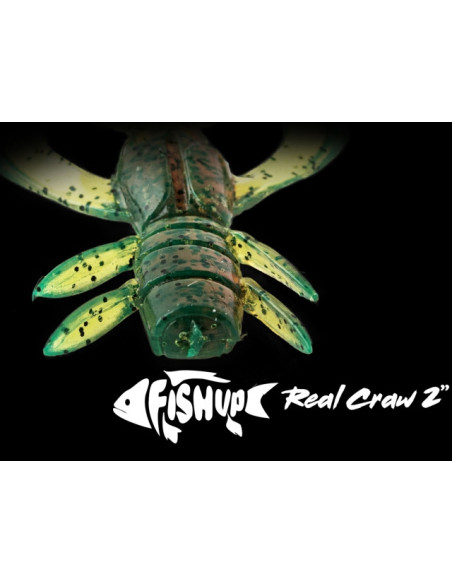 Naluca FishUp Real Craw, 043 Watermelon Brown and Black, 3.8cm, 10buc/plic
