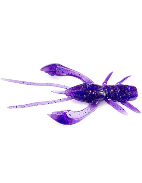 Naluca FishUp Real Craw, 060 Dark Violet Peacock and Silver, 3.8cm, 10buc/plic