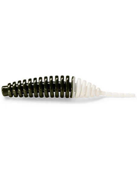 Grub FishUp Trout Series Tanta Cheese, Dark Olive White, 6.1cm, 8buc/plic Grub FishUp Trout Series Tanta Cheese, Dark Olive White, 6.1cm, 8buc/plic