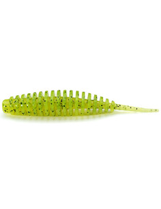 Grub FishUp Tanta, 055 Chartreuse Black, 5cm, 9buc/plic
