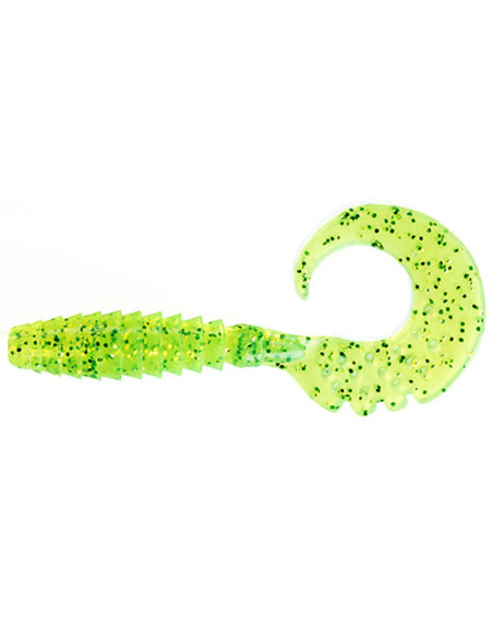 Grub FishUp Fancy Grub, Flo Chartreuse Green, 6.3cm, 10buc/plic Grub FishUp Fancy Grub, Flo Chartreuse Green, 6.3cm, 10buc/plic