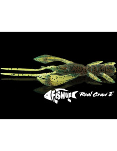 Naluca FishUp Real Craw, Chartreuse Black, 5cm, 7buc/plic 2