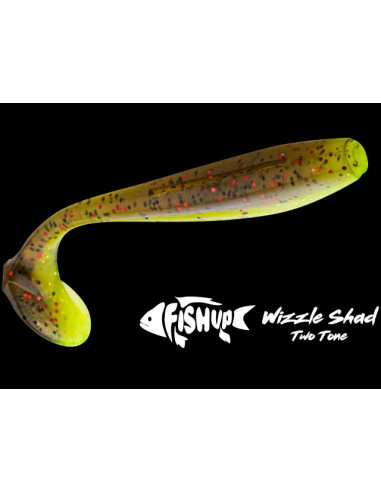 Shad FishUp Wizzle Shad, 026 Chartreuse Green, 5cm, 10buc/plic