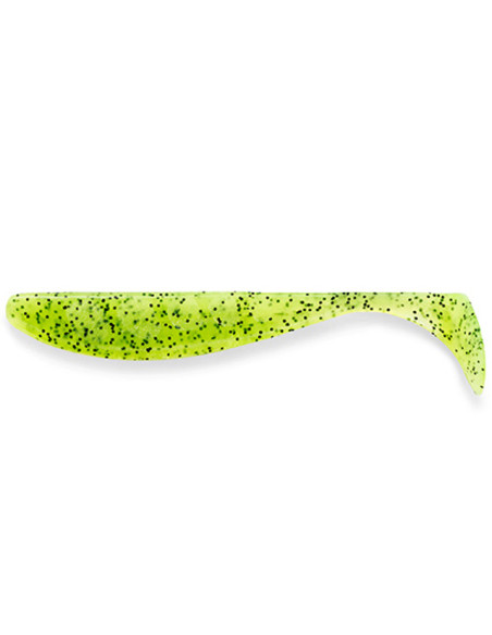 Shad FishUp Wizzle Shad, 055 Chartreuse Black, 5cm, 10buc/plic Shad FishUp Wizzle Shad, 055 Chartreuse Black, 5cm, 10buc/plic