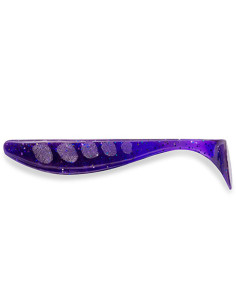 Shad FishUp Wizzle Shad, 060 Dark Violet Peacock and Silver, 5cm, 10 buc/plic