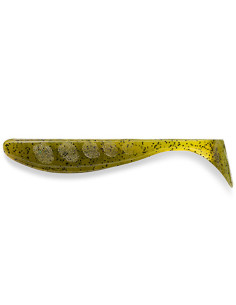 Shad FishUp Wizzle Shad, 074 Green Pumpkin Seed, 5cm, 10 buc/plic
