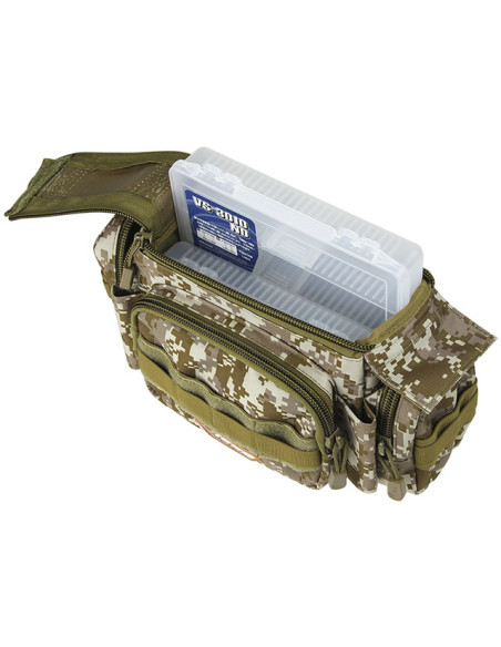 Geanta PROX VC101B Digi-Camo Waist Bag Brown, 30x12x17cm
