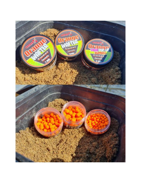 Wafters FeederX Orange, Sweet Formula, 7mm, 25g