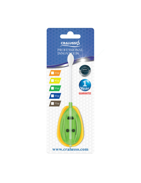 Set Method Feeder + Matrita Cralusso Big Rocket Verde Fluo, 1+1buc/blister Set Method Feeder + Matrita Cralusso Big Rocket Verde Fluo, 1+1buc/blister