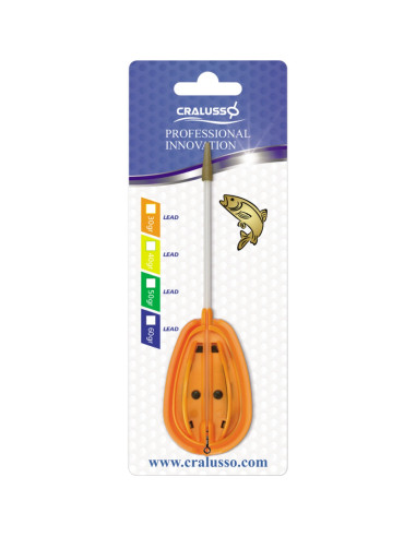 Set Method Feeder + Matrita Cralusso Big Rocket Orange, 1+1buc/blister