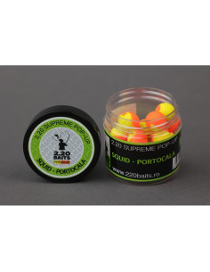 Pop-Up 2.20 Baits Supreme, Squid & Portocala, 16mm, 100ml