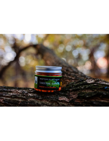 Wafter 2.20 Baits Supreme Tangerine Fluo Smoke, Miere & Porumb, 6mm, 50ml