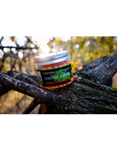 Wafter 2.20 Baits Supreme Tangerine Fluo Smoke, Miere & Porumb, 6mm, 50ml