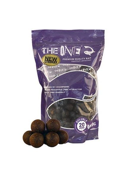 Boilies Solubil The One, Purple - Garlic, 1kg