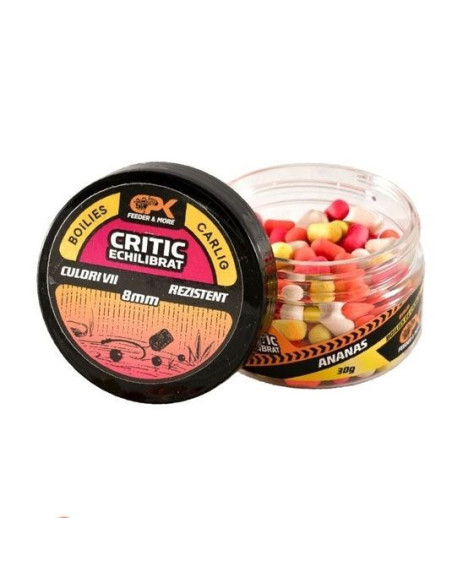Dumbells CPK Feeder Critic Echilibrate, Ananas, 8mm, 25g Dumbells CPK Feeder Critic Echilibrate, Ananas, 8mm, 25g