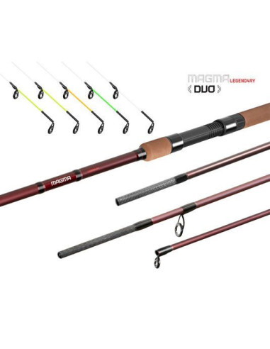 Lanseta Delphin Magma Legend4ry DUO, 3.55-3.95m, 100g, 3+5buc