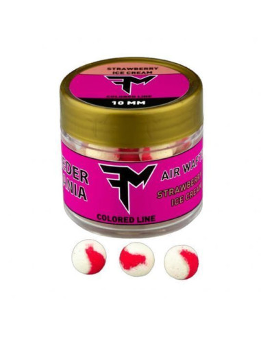 Wafters Feedermania Air Wafters Colored Line, Strawberry IceCream, 10mm