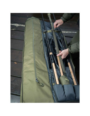 Husa lansete Korum Progress Folding Quiver, 3 compartimente, 155cm