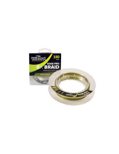 Fir Textil EnergoTeam Wizard Edge Pro 8X Braid, Olive Green, 150m