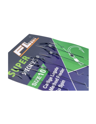 Set Riguri Fl Method Feeder Cu Spin 7mm, Carlig Super, 6buc