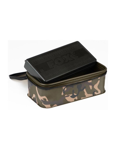 Geanta pentru Penar de Monturi si Accesorii Fox Aquos Camolite Rig Box and Tackle Bag, 27x13x9cm