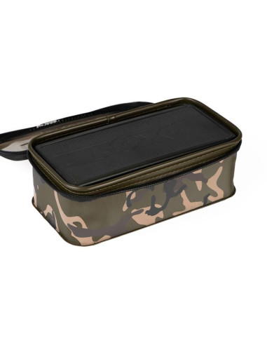 Geanta pentru Penar de Monturi si Accesorii Fox Aquos Camolite Rig Box and Tackle Bag, 27x13x9cm