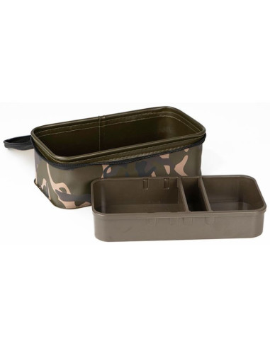 Geanta pentru Penar de Monturi si Accesorii Fox Aquos Camolite Rig Box and Tackle Bag, 27x13x9cm