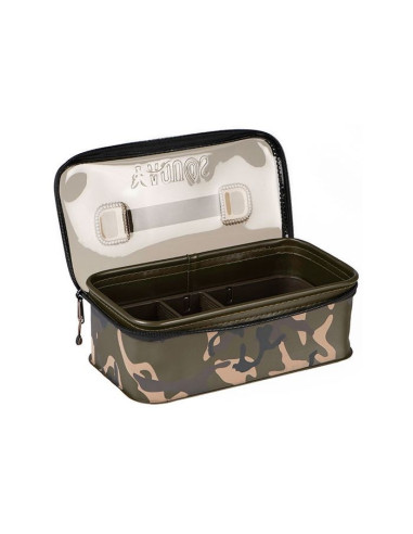 Geanta pentru Penar de Monturi si Accesorii Fox Aquos Camolite Rig Box and Tackle Bag, 27x13x9cm