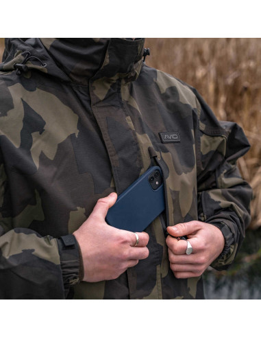 Jacheta Avid Carp Ripstop Camo Jacket