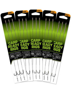 Rig Fox Carp Ready Rigs, Carlig Nr.4, Fir Textil 20lbs, 3buc/plic