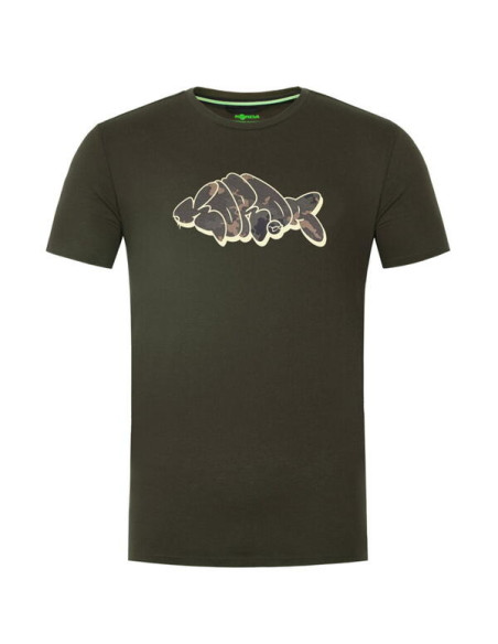Tricou Korda Outline Tee, Dark Olive