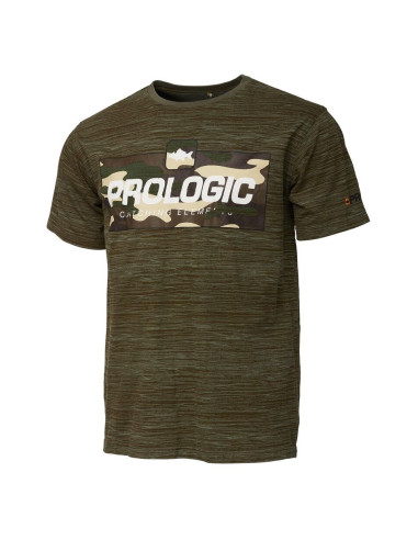 Tricou Prologic Bark Burn, Olive Green