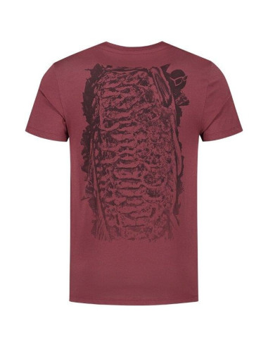 Tricou Korda Le Scaley Burgandy BLK Print