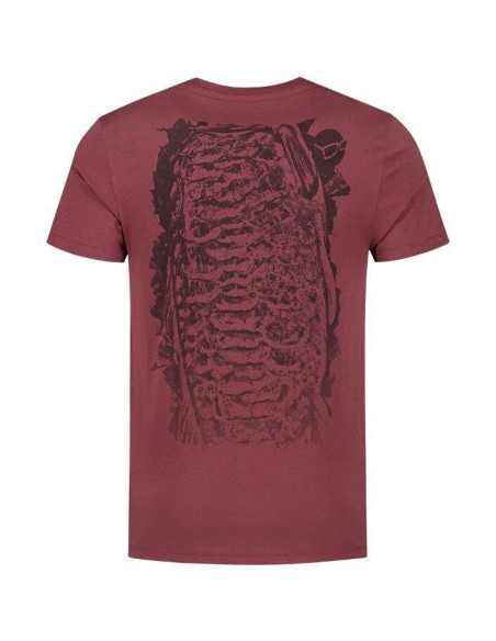 Tricou Korda Le Scaley Burgandy BLK Print