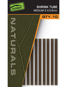 Tub Termocontractabil Fox Edges Shrink Tube, Natural, Medium, 2.4-0.8mm, 10buc/plic