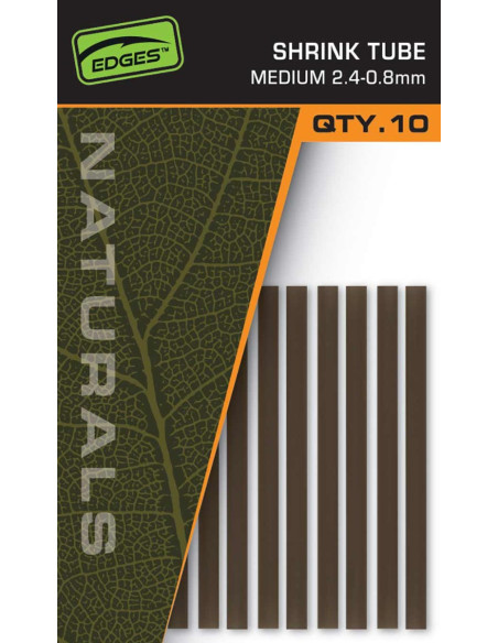 Tub Termocontractabil Fox Edges Shrink Tube, Natural, Medium, 2.4-0.8mm, 10buc/plic
