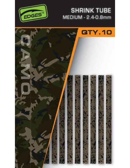 Tub Termocontractabil Fox Edges Shrink Tube, Camo, Medium, 2.4-0.8mm, 10buc/plic Tub Termocontractabil Fox Edges Shrink Tube, Camo, Medium, 2.4-0.8mm, 10buc/plic