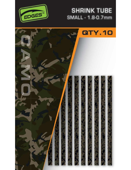Tub Termocontractabil Fox Edges Shrink Tube, Camo, Small, 1.8-0.7mm, 10buc/plic