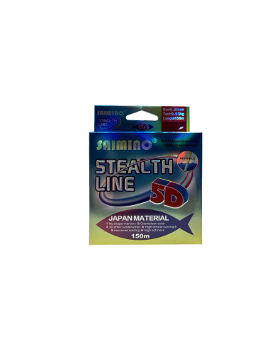 Fir Monofilament Saimino Stealth Line 5D, 150m
