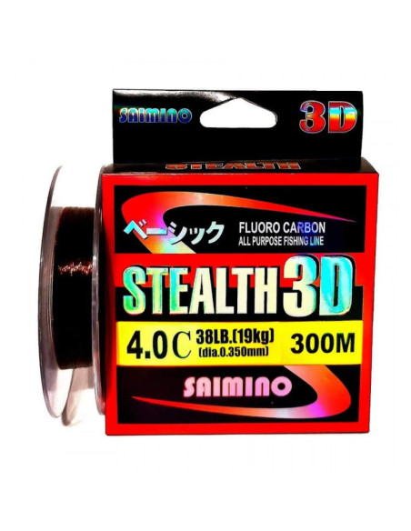 Fir Fluorocarbon Saimino Stealth 3D, 300m